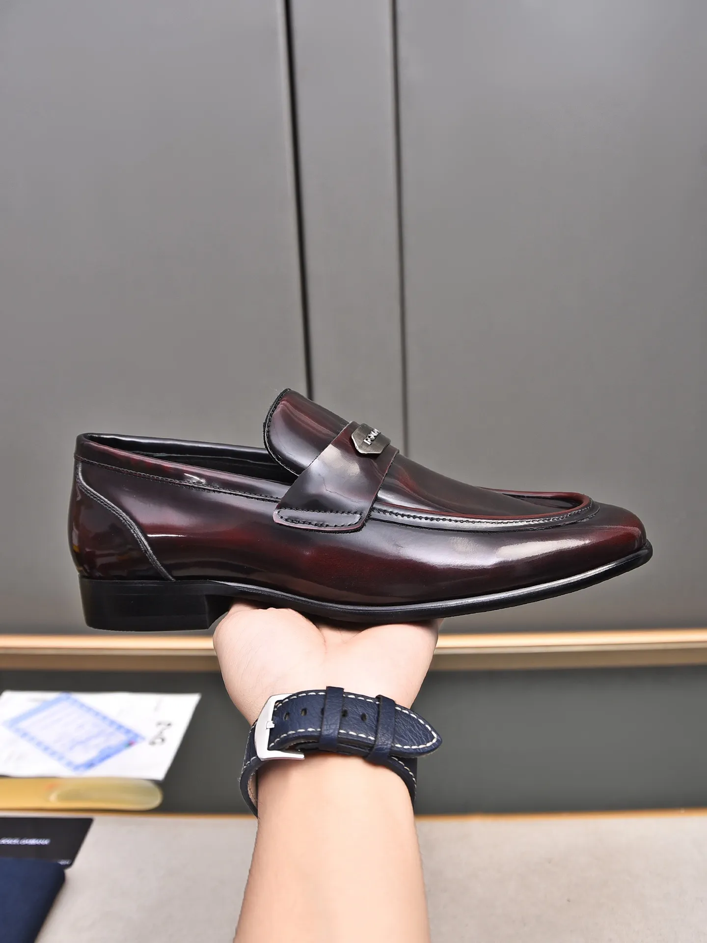 👍👍Men's shoes💰480 **Boutique recommendation**DG**The latest business formal leather shoes, official website synchronization, top version on the market, purely handmade. Fabric: imported calfskin with water-dyed cow lining 38, 39, 40, 41, 42, 43, 44 (customized at 45